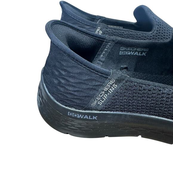 Skechers Slip-Ins Go Walk Flex Relish Womens 8 Black Hands Free Shoes Sneakers - Picture 2 of 11